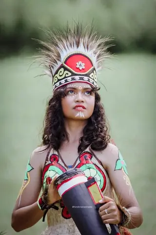 Jasa BodyPaint dan sewa pakian Tari SanggarManai