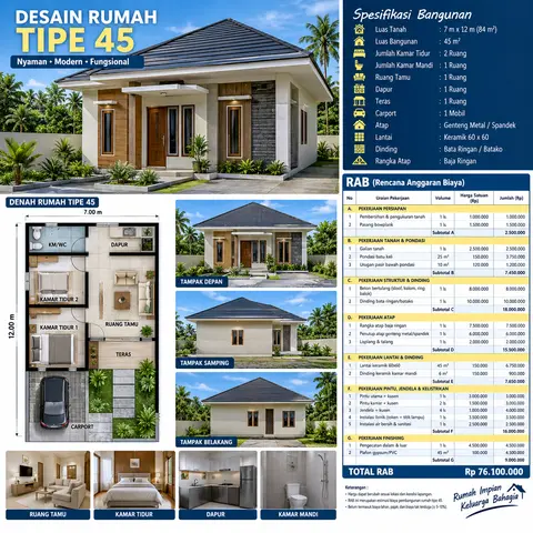 Menerima jasa desain rumah