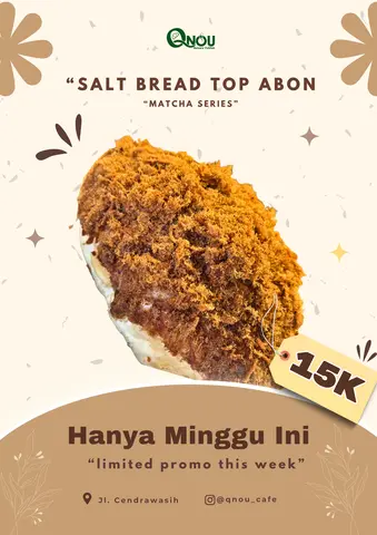 ROTI SALT BREAD TOP ABON AYAM
