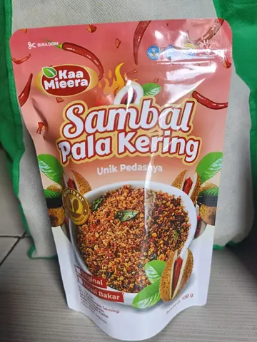 Sambal Pala Kering Merek Kaa Mieera