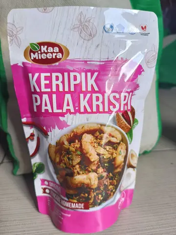 Keripik Pala Krispi Merek Kaa Mieera